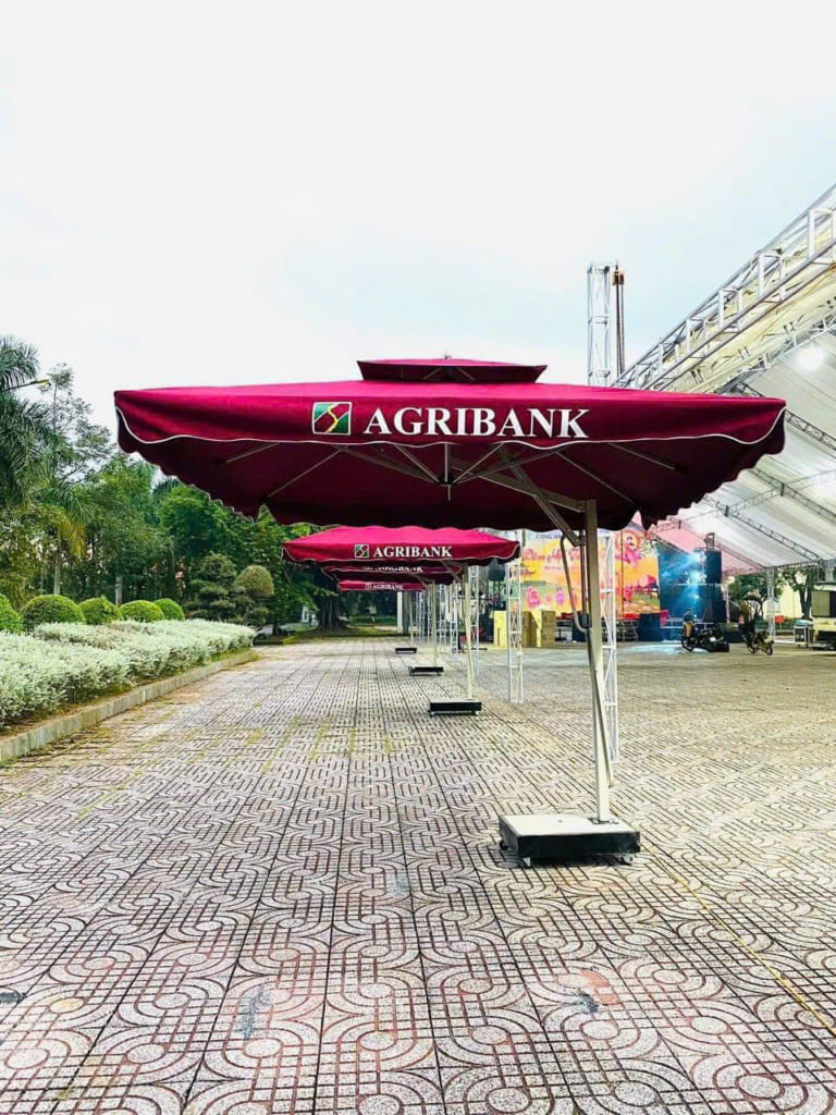 Dù quảng cáo tại Cà Mau cao cấp cho ngân hàng Agribank