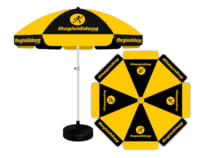 Gia công dù quảng cáo Thế Giới Di Động chuyên nghiệp, in đẹp